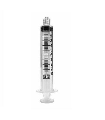 BD Plastipak Spuit Luer-Lock 3-delig - 10 ml | 100 stuks