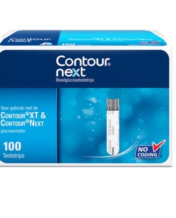 Ascensia Contour Next bloedglucose teststrips | 100 stuks