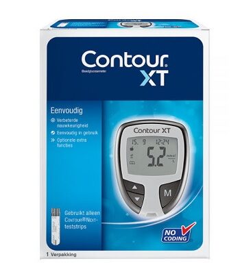Bayers Contour XT bloedglucosemeter startpakket