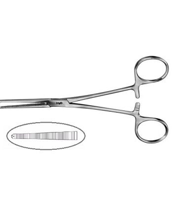 ZEPF Kocher (Rochester-Ochsner) Arterieklem - recht | 20 cm