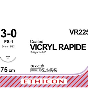 Vicryl Rapide 3-0 ongekleurd 75 cm - FS-1 (VR2252) | 36 stuks