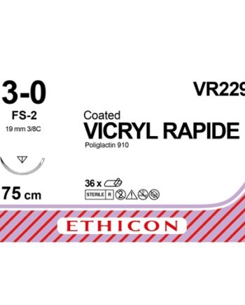 Vicryl Rapide 3-0 ongekleurd 75cm - FS-2 (VR2298) | 36 stuks