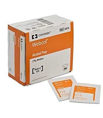 Webcol Alcoholdoekjes | 200 stuks