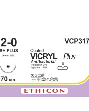 Vicryl Plus 2-0 violet 70 cm - SH naald (VCP317H) | 36 stuks