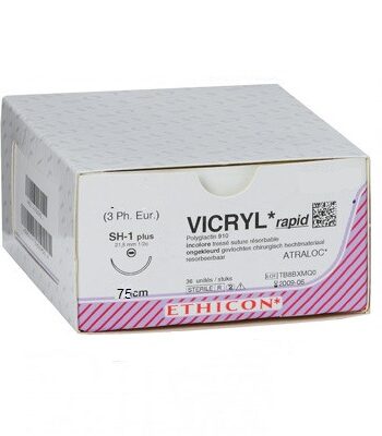 Vicryl Rapide 3-0 ongekleurd 75 cm - FS-1 (VR2252) | 36 stuks