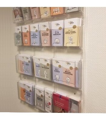 Wanddisplay informatiefolders