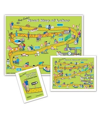 Childbirth Graphics - Penny Simkin's 'Road Map of Labor' pakket