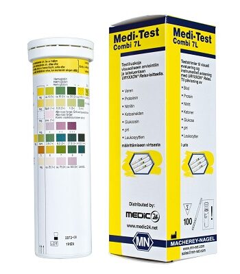 Macherey Nagel Medi-Test combi 7L Urineteststrips | 100 stuks