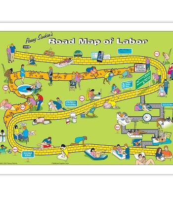 Childbirth Graphics-Penny Simkin's 'Road Map of Labor' Scheurblok