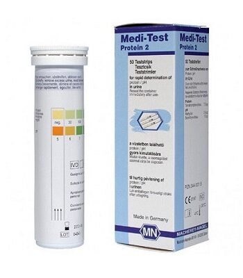 Macherey Nagel Medi-Test Protein 2, eiwit-pH | 50 stuks
