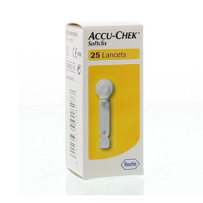Accu-Check Softclix Lancetten – 25 stuks