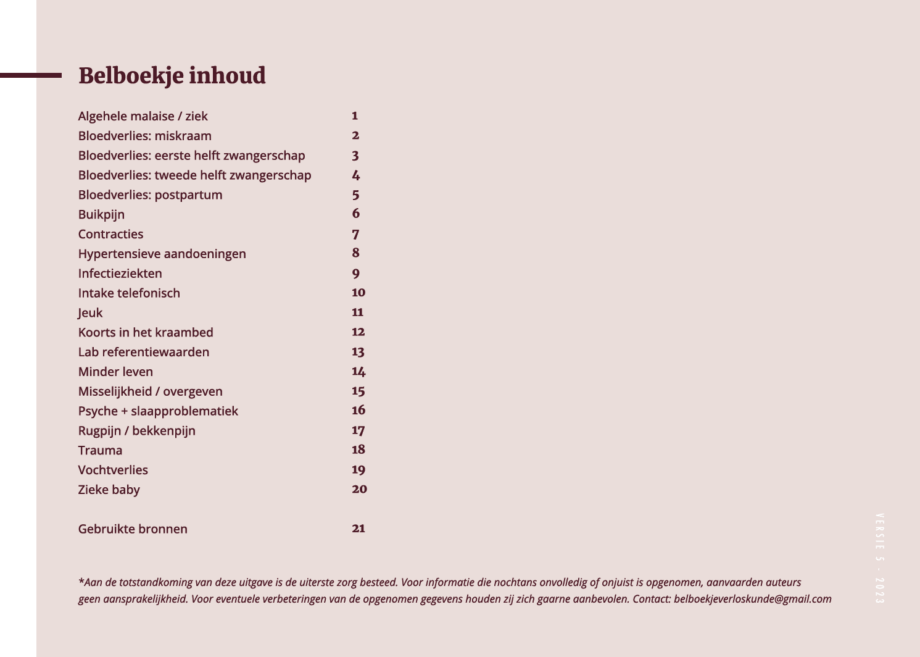 Belboekje Verloskunde