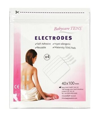 TENS Plakelektroden 40 x 100mm | 4 stuks