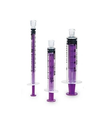 Nutrifit Low-Dose Spuit met Dop - 1, 2.5, 5 ml | 8 Stuks