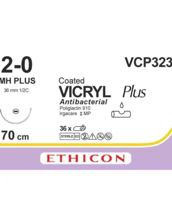 Vicryl Plus 2-0 violet 70 cm - MH+ naald (VCP323H) | 36 stuks